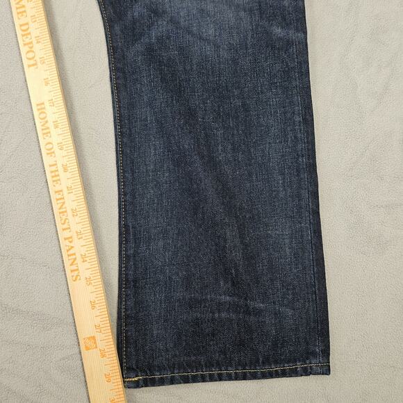 Polo Ralph Lauren Jeans Mens 40x30 Varick Slim Straight Dark Wash Denim Blue - Picture 13 of 14